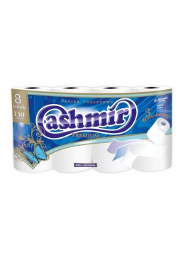 Туалетний папір Cashmir 3-х шарова на 150 відривів, 8 шт
